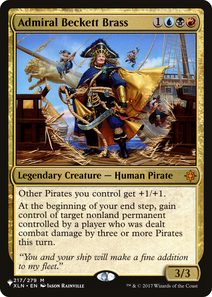 Admiral Beckett Brass (LIST-XLN-217) [The List]