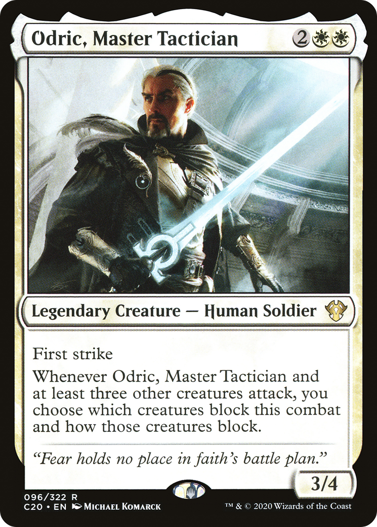 Odric, Master Tactician (C20-096) [Commander 2020]