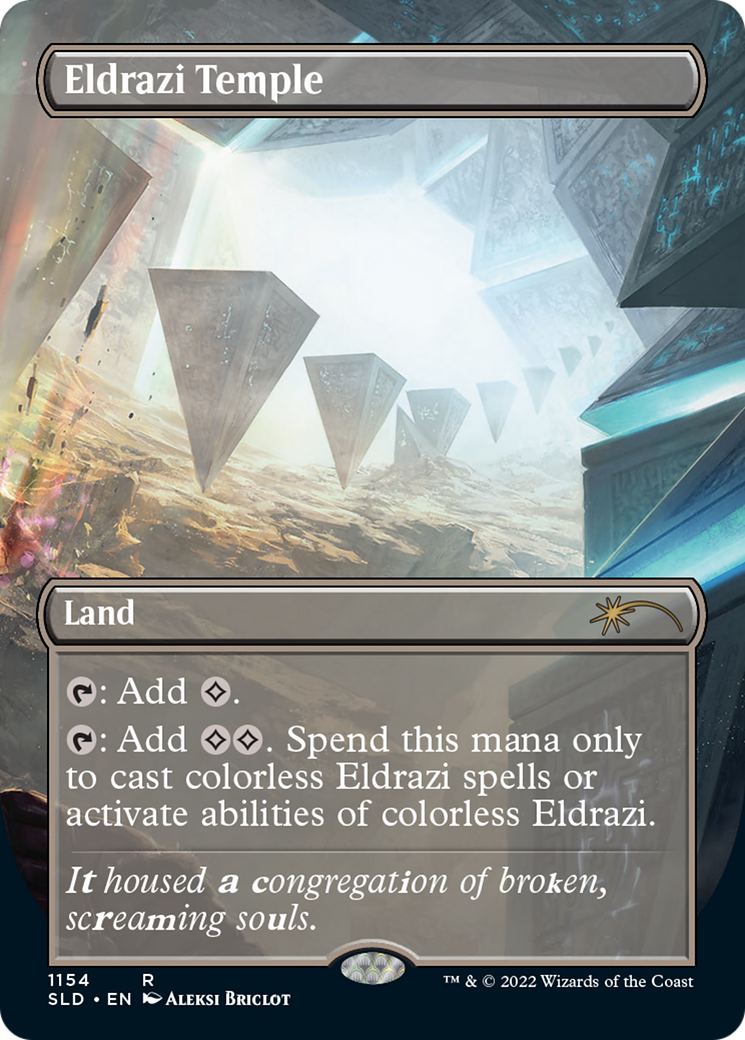 Eldrazi Temple (SLD-1154) [Secret Lair Drop] (Borderless) Foil