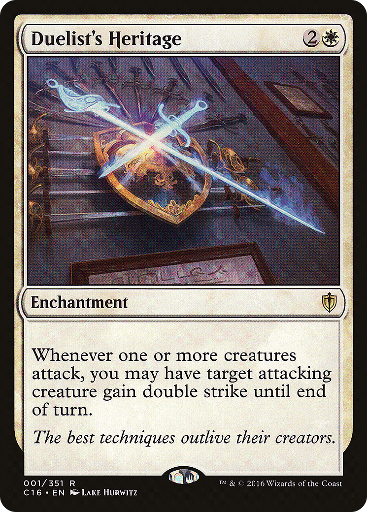 Duelist's Heritage (C16-001) [Commander 2016]