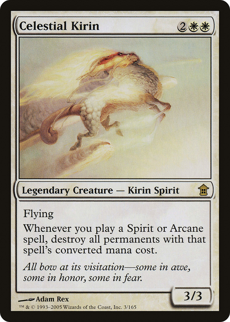 Celestial Kirin (SOK-003) [Saviors of Kamigawa]