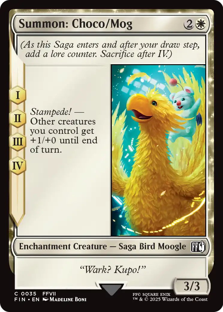 Summon: Choco/Mog (FIN-035) [FINAL FANTASY]