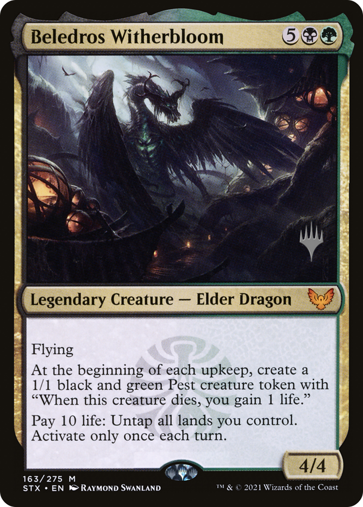 Beledros Witherbloom (PPSTX-163P) [Strixhaven: School of Mages Promos]