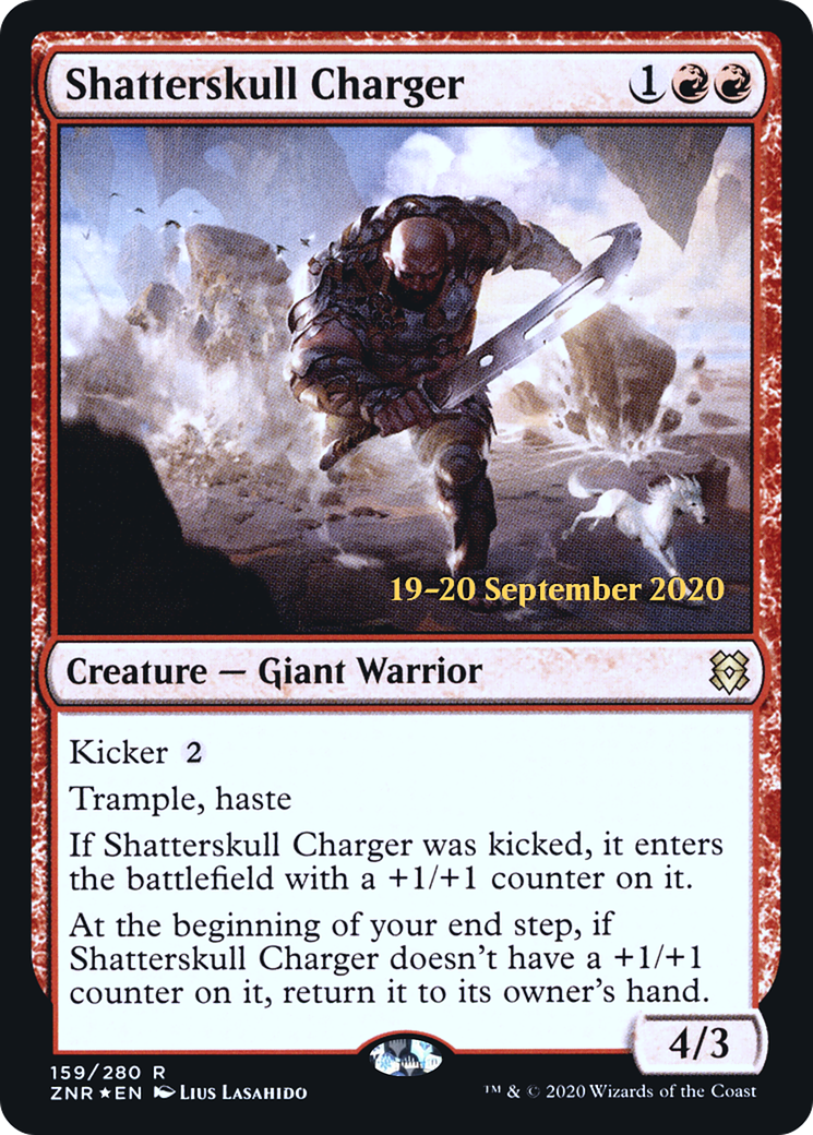 Shatterskull Charger (PRE-159S) [Zendikar Rising Promos] Foil