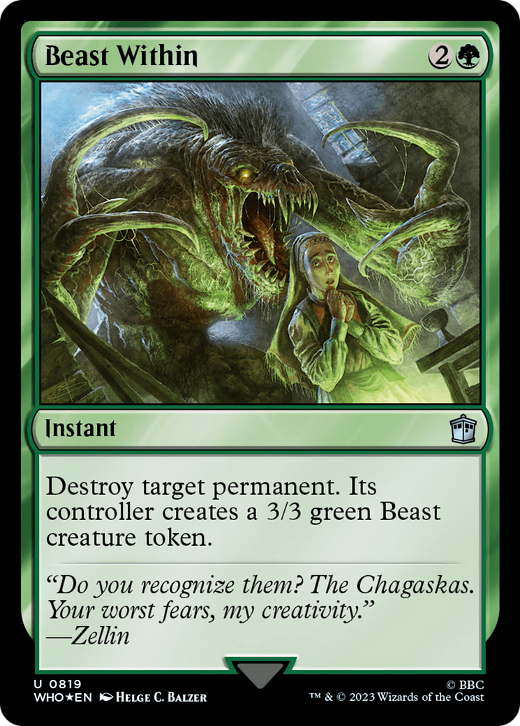 Beast Within (WHO-819) [Doctor Who] Foil
