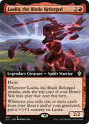 Laelia, the Blade Reforged (Extended Art) (C21-380) [Commander 2021]