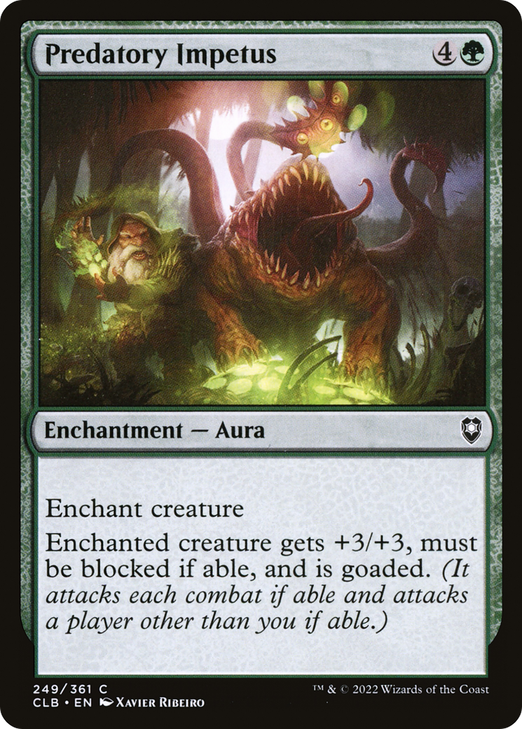 Predatory Impetus (CLB-249) [Commander Legends: Battle for Baldur's Gate]