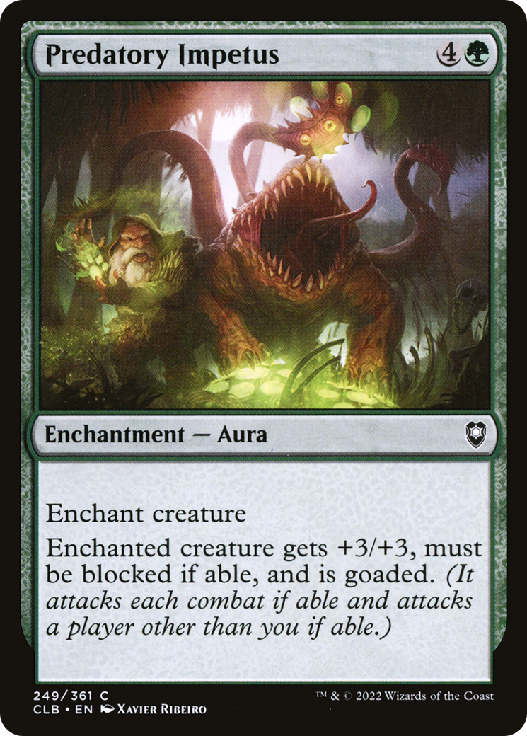 Predatory Impetus (CLB-249) [Commander Legends: Battle for Baldur's Gate]
