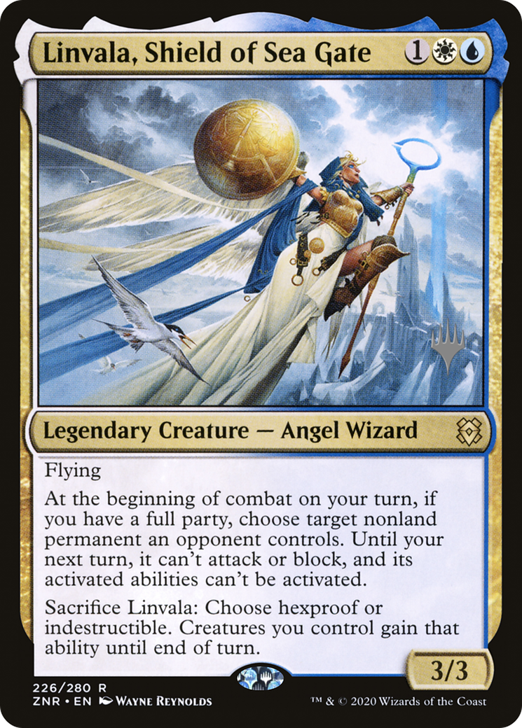 Linvala, Shield of Sea Gate (PPZNR-226P) [Zendikar Rising Promos]