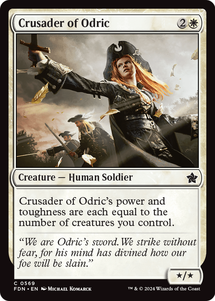 Crusader of Odric (FDN-569) [Foundations]
