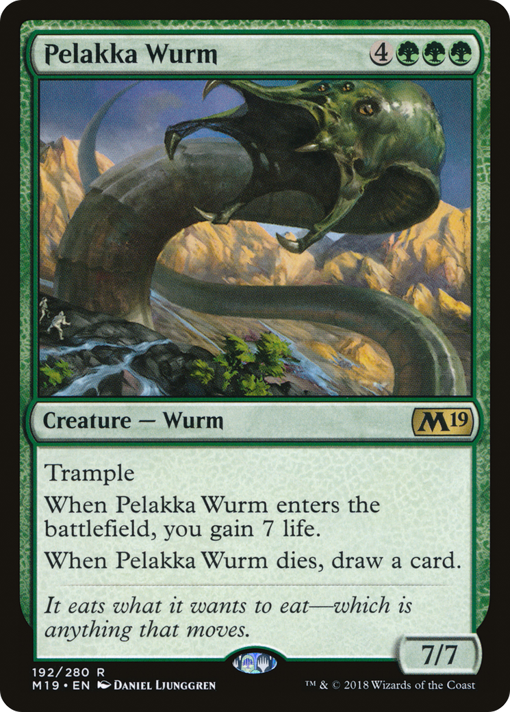 Pelakka Wurm (M19-192) [Core Set 2019] Foil