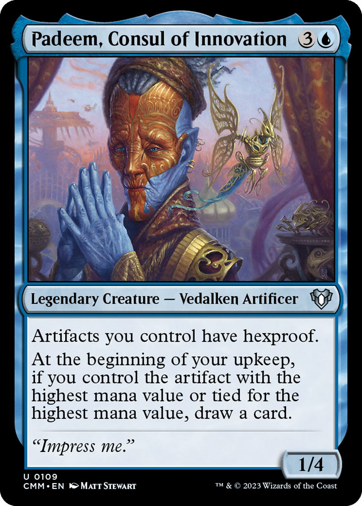 Padeem, Consul of Innovation (CMM-109) [Commander Masters]