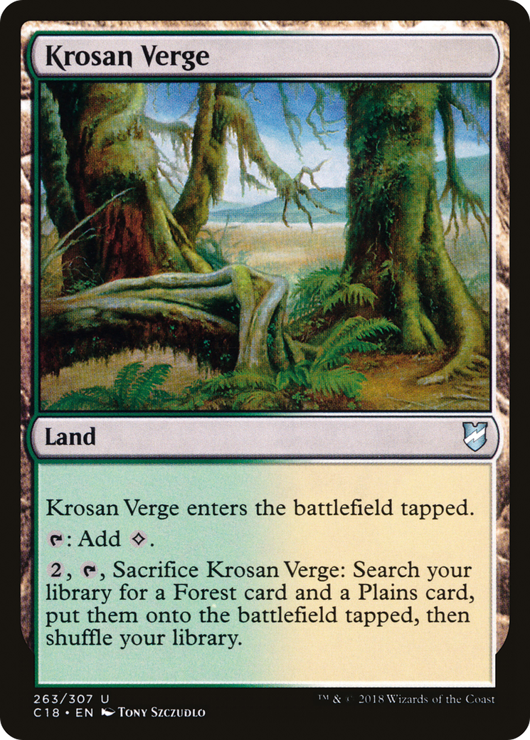 Krosan Verge (C18-263) [Commander 2018]
