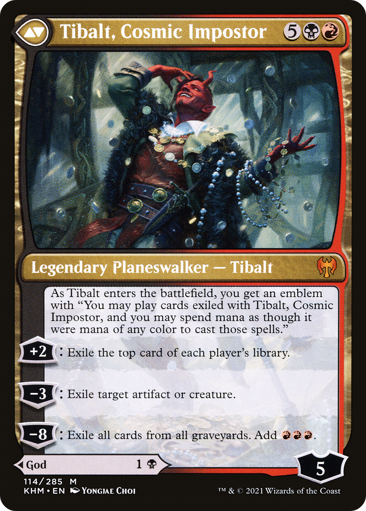 Valki, God of Lies // Tibalt, Cosmic Impostor (LIST-KHM-114) [The List]