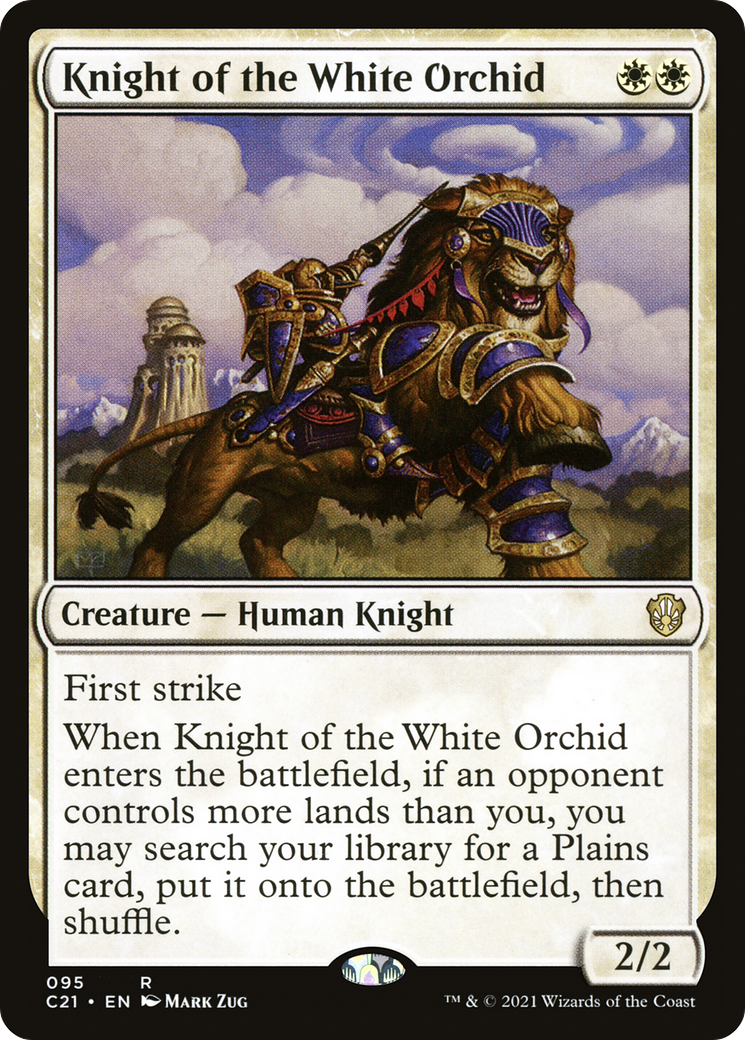 Knight of the White Orchid (C21-095) [Commander 2021]