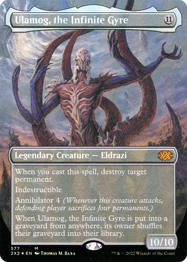 Ulamog, the Infinite Gyre (2X2-577) [Double Masters 2022] (Borderless) Foil
