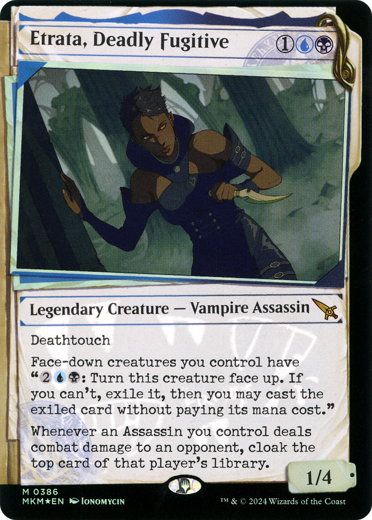 Etrata, Deadly Fugitive (MKM-386) [Murders at Karlov Manor]: (Showcase) Foil