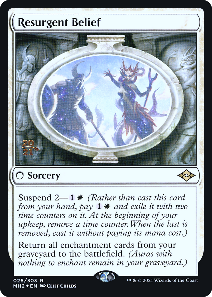 Resurgent Belief (PRE-26S) [Modern Horizons 2 Promos] Foil