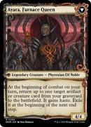 Ayara, Widow of the Realm // Ayara, Furnace Queen (MOM-296) [March of the Machine]: (Showcase)
