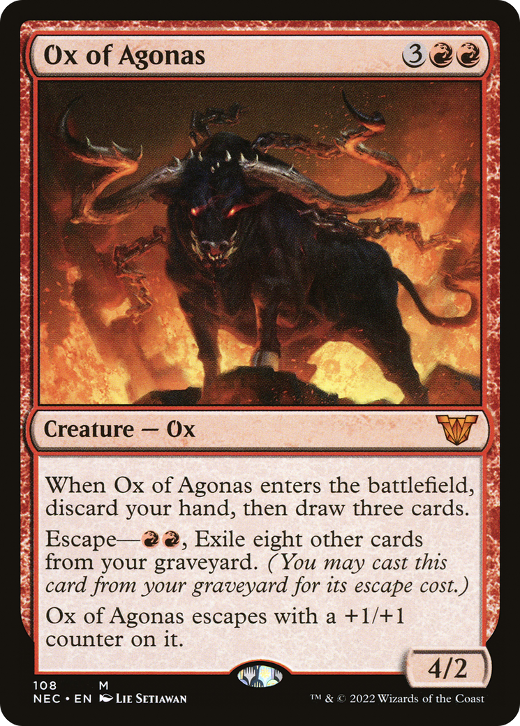 Ox of Agonas (NEC-108) [Neon Dynasty Commander]