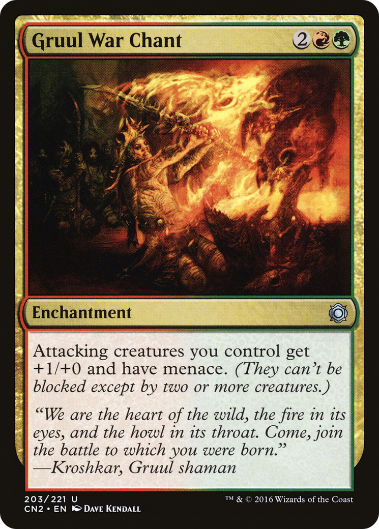 Gruul War Chant (CN2-203) [Conspiracy: Take the Crown]
