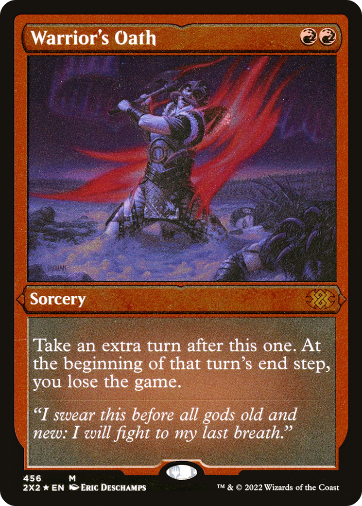 Warrior's Oath (Foil Etched) (2X2-456) [Double Masters 2022] Foil
