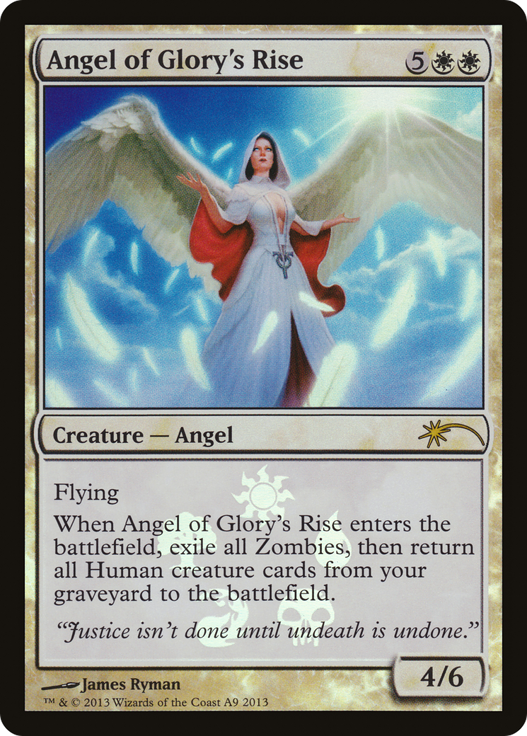 Angel of Glory's Rise (MEDIA-0A9) [Avacyn Restored Promos] Foil