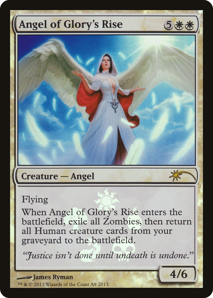 Angel of Glory's Rise (MEDIA-0A9) [Avacyn Restored Promos] Foil
