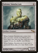 Solemn Simulacrum (MRD-245) [Mirrodin]