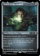 Sword of the Animist (CMM-616) [Commander Masters] Etched Foil
