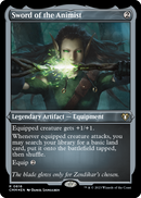 Sword of the Animist (Foil Etched) (CMM-616) [Commander Masters] Foil