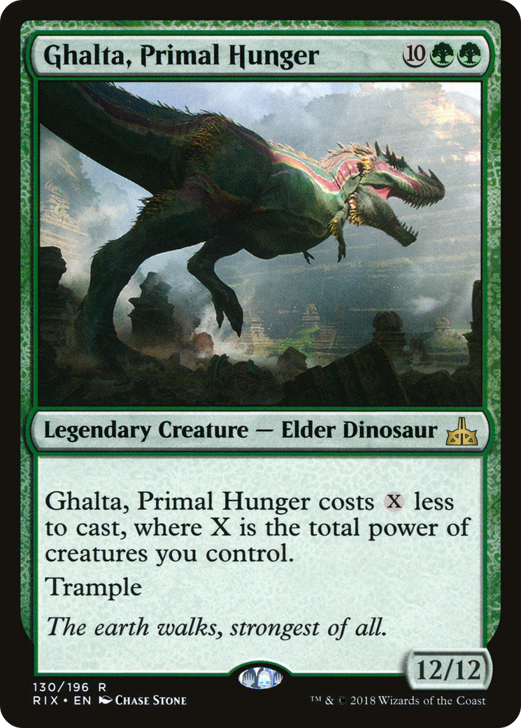 Ghalta, Primal Hunger (RIX-130) [Rivals of Ixalan]