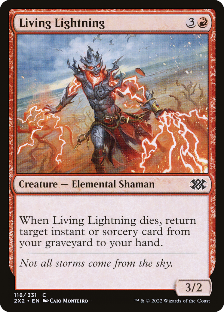 Living Lightning (2X2-118) [Double Masters 2022] Foil