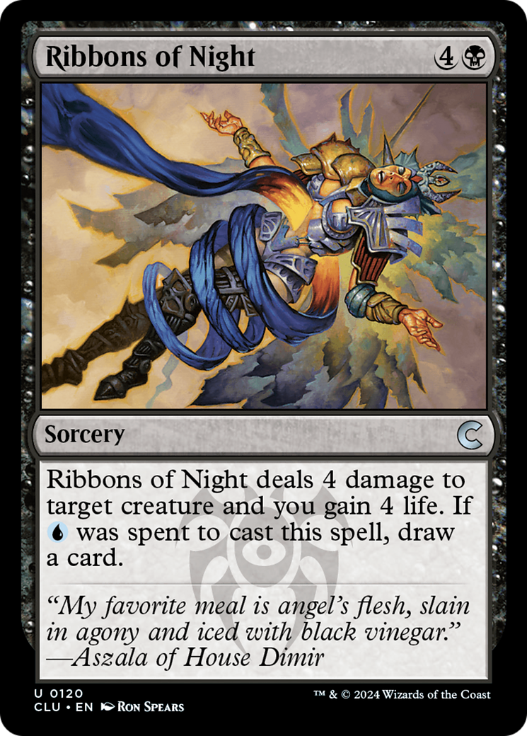 Ribbons of Night (CLU-120) [Ravnica: Clue Edition]