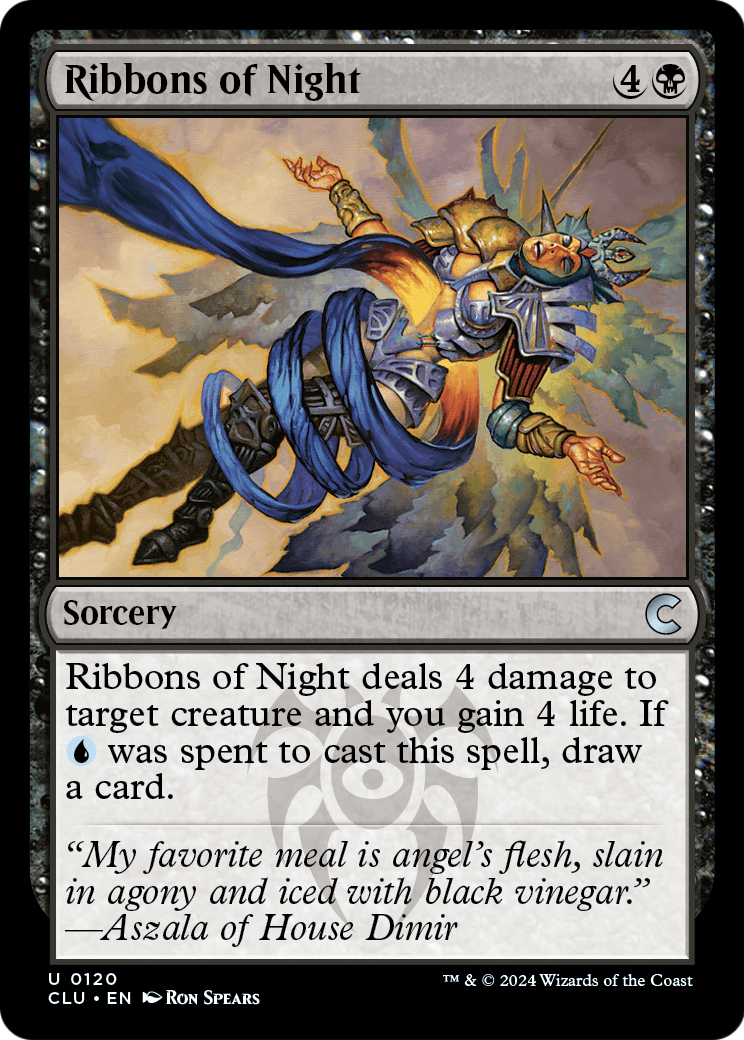 Ribbons of Night (CLU-120) [Ravnica: Clue Edition]