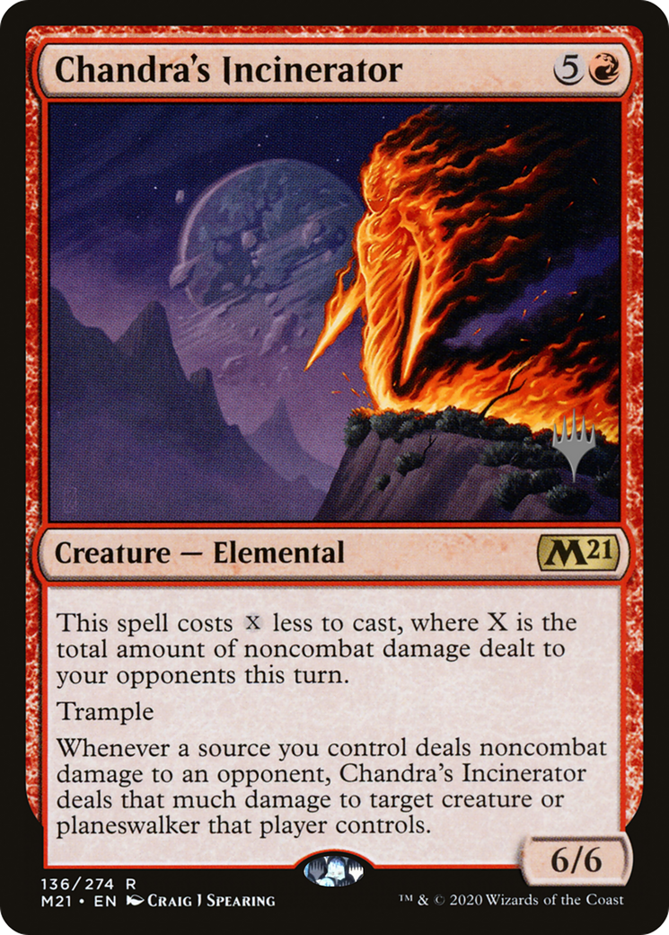 Chandra's Incinerator (PPM21-136P) [Promo Pack: Core Set 2021 Promos]
