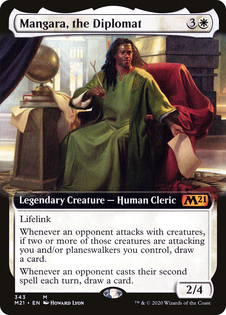 Mangara, the Diplomat (M21-343) [Core Set 2021]: (Extended Art)