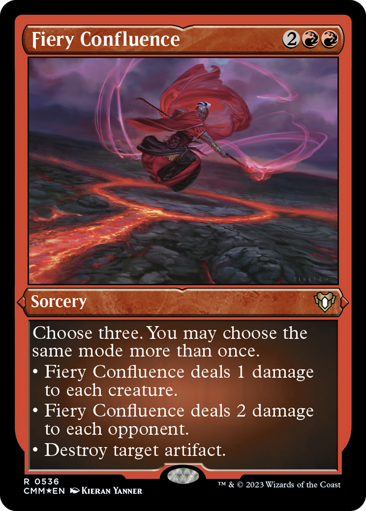 Fiery Confluence (CMM-536) [Commander Masters] Etched Foil