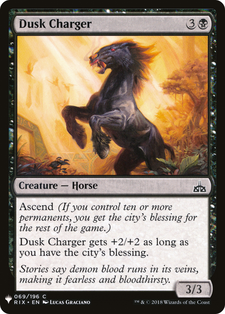 Dusk Charger (LIST-RIX-69) [The List]