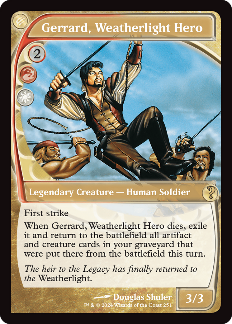 Gerrard, Weatherlight Hero (MB2-251) [Mystery Booster 2] Foil