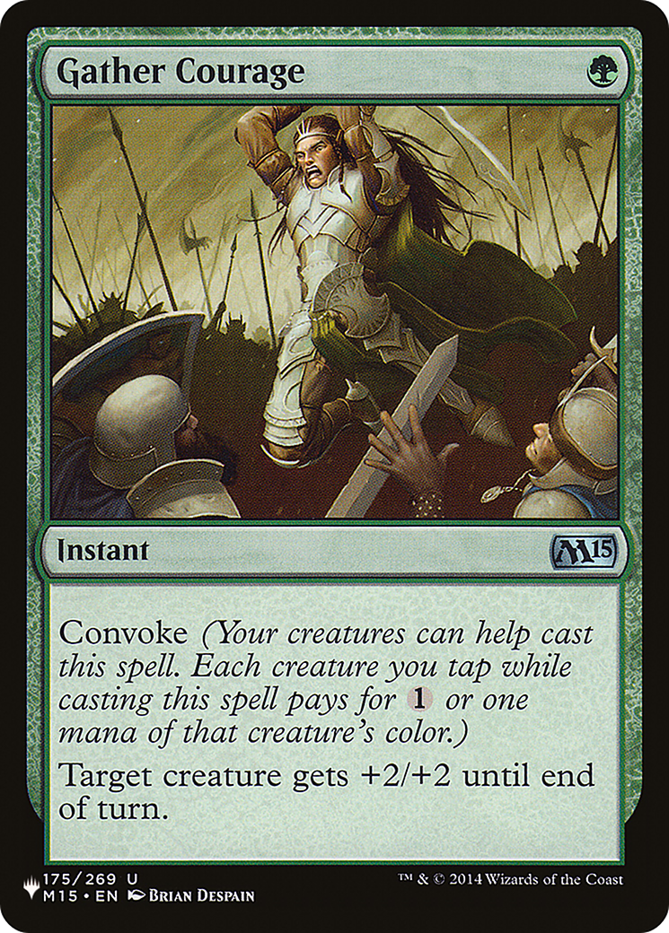 Gather Courage (LIST-M15-175) [The List]