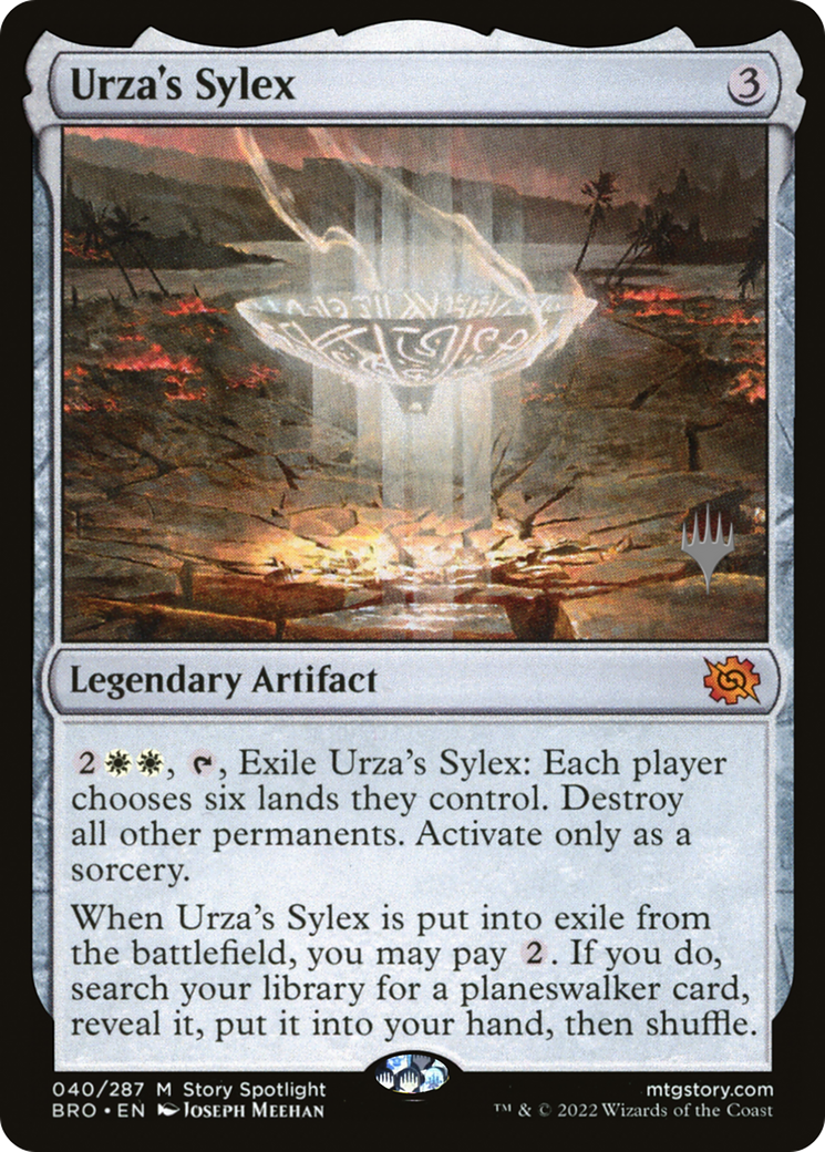 Urza's Sylex (PPBRO-40P) [The Brothers' War Promos] Foil