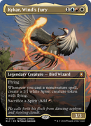 Kykar, Wind's Fury (BLC-091) [Bloomburrow Commander] (Borderless) Foil