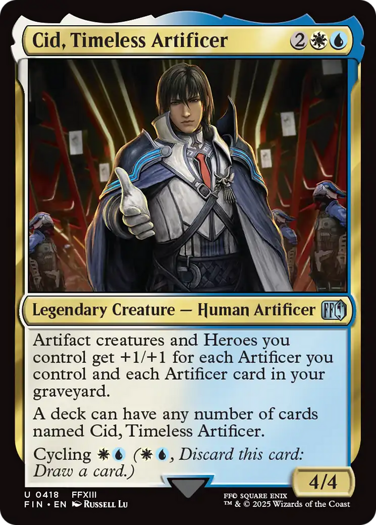 Cid, Timeless Artificer (0418) (FIN-418) [FINAL FANTASY]