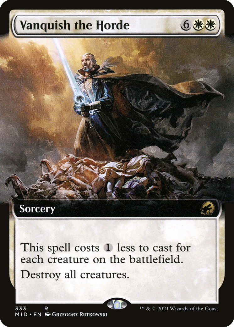 Vanquish the Horde (Extended Art) (MID-333) [Innistrad: Midnight Hunt]