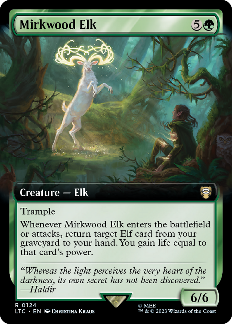 Mirkwood Elk (LTC-124) [Tales of Middle-earth Commander]: (Extended Art)