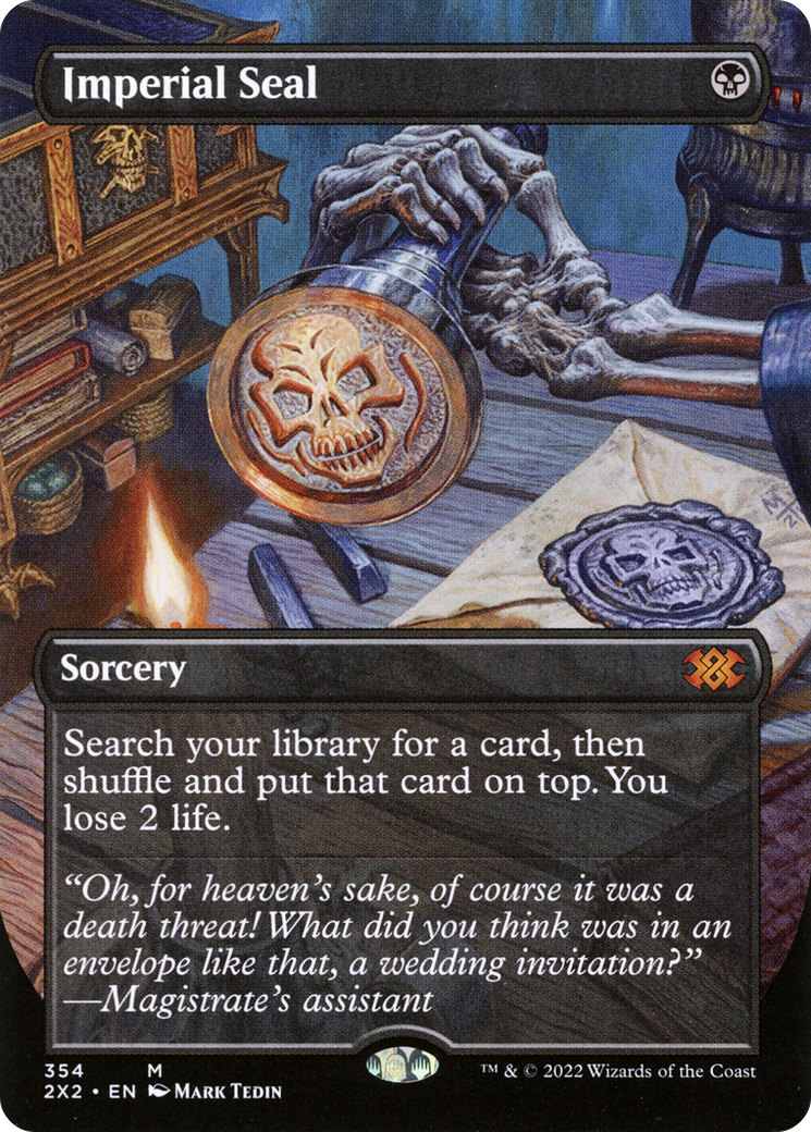 Imperial Seal (Borderless) (2X2-354) [Double Masters 2022]