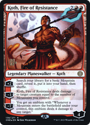 Koth, Fire of Resistance (PRE-138S) [Phyrexia: All Will Be One Promos] Foil