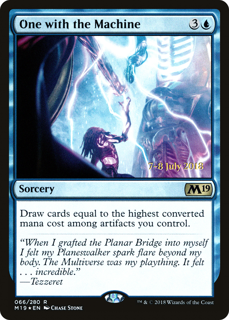 One with the Machine (PRE-66S) [Core Set 2019 Promos] Foil
