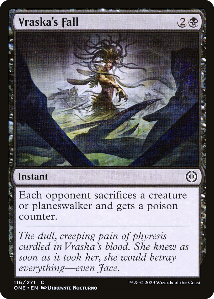 Vraska's Fall (ONE-116) [Phyrexia: All Will Be One] Foil